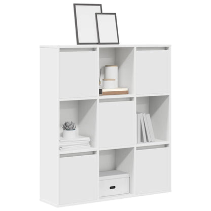 Knihovna 60X24X101,5 Cm Kompozitní Dřevo Bílá