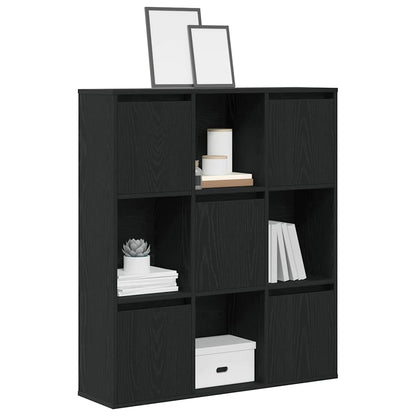 Knihovna Černý Dub 60X24X101,5 Cm Kompozitní Dřevo Černá