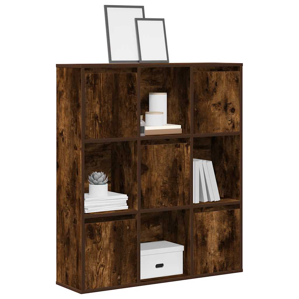Knihovna 60X24X101,5 Cm Kompozitní Dřevo Kouřový Dub