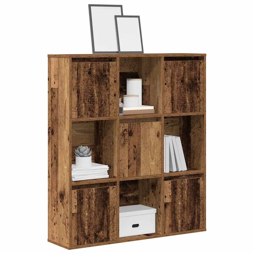 Knihovna 60X24X101,5 Cm Kompozitní Dřevo Staré Dřevo
