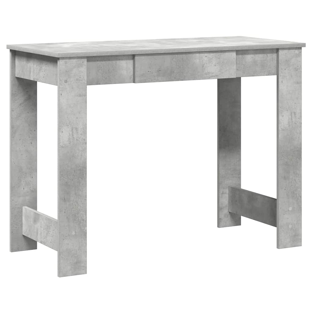Psací Stůl Betonově Šedý 100X45X75 Cm Dřevotříska