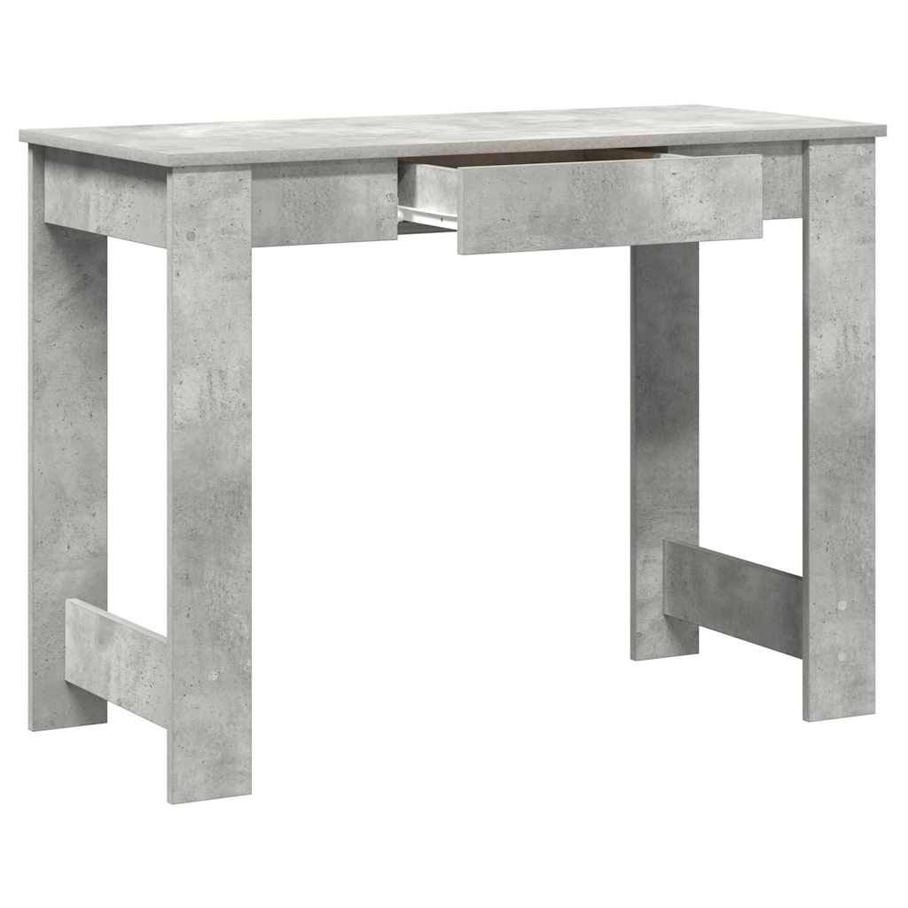 Psací Stůl Betonově Šedý 100X45X75 Cm Dřevotříska