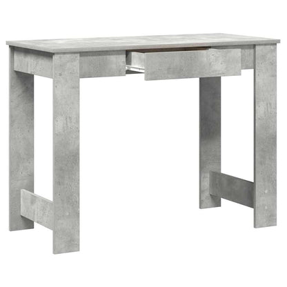 Psací Stůl Betonově Šedý 100X45X75 Cm Dřevotříska