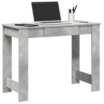 Psací Stůl Betonově Šedý 100X45X75 Cm Dřevotříska
