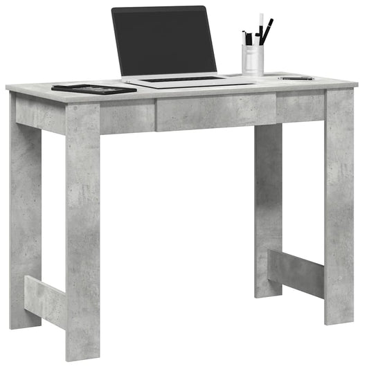 Psací Stůl Betonově Šedý 100X45X75 Cm Dřevotříska