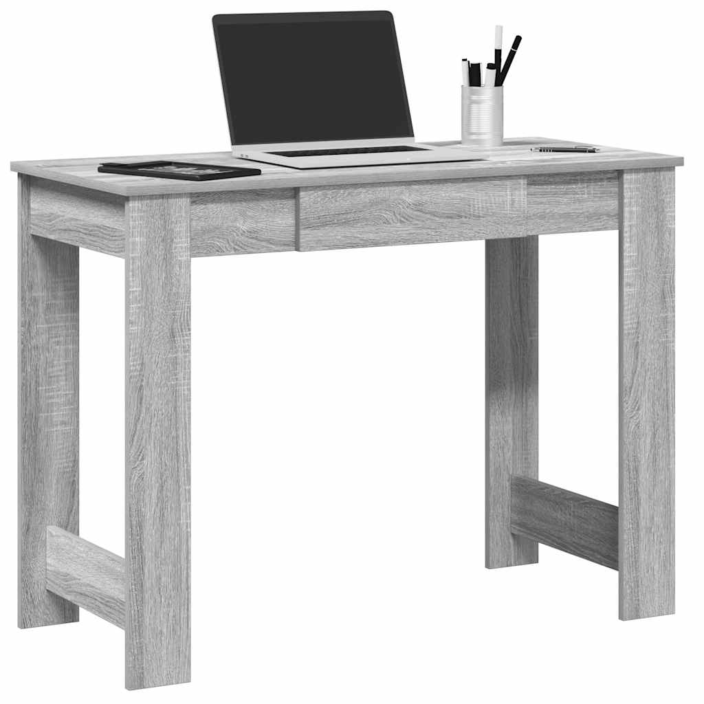 Psací Stůl Betonově Šedý 100X45X75 Cm Dřevotříska
