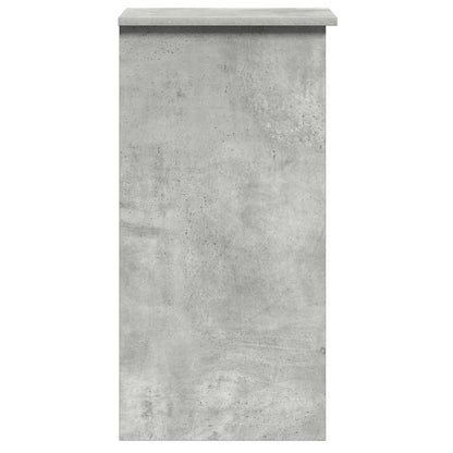 Psací Stůl S Policemi Betonově Šedá 84X40X78Cm Kompozitní Dřevo