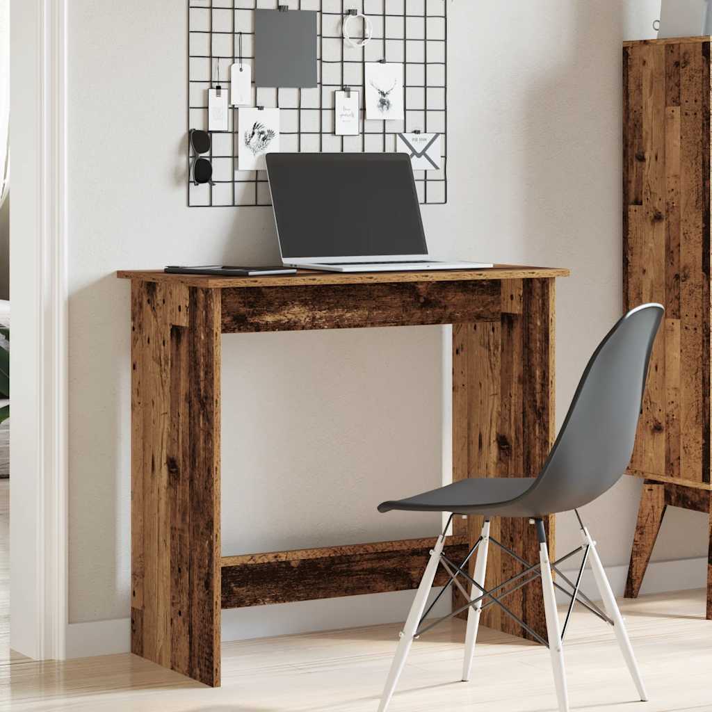 Psací Stůl Old Wood 80 X 40 X 75 Cm Kompozitní Dřevo