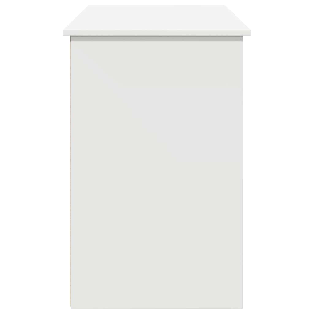 Psací Stůl Bílý 102 X 50 X 75 Cm Kompozitní Dřevo