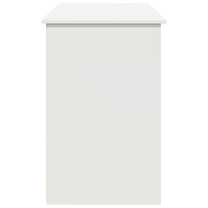 Psací Stůl Bílý 102 X 50 X 75 Cm Kompozitní Dřevo
