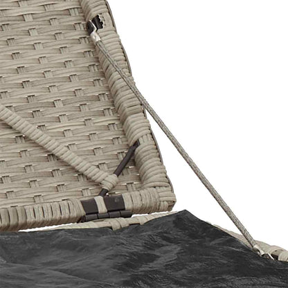 Zahradní Stoličky S Poduškami Světle Šedé 40X40X43 Cm Polyratan