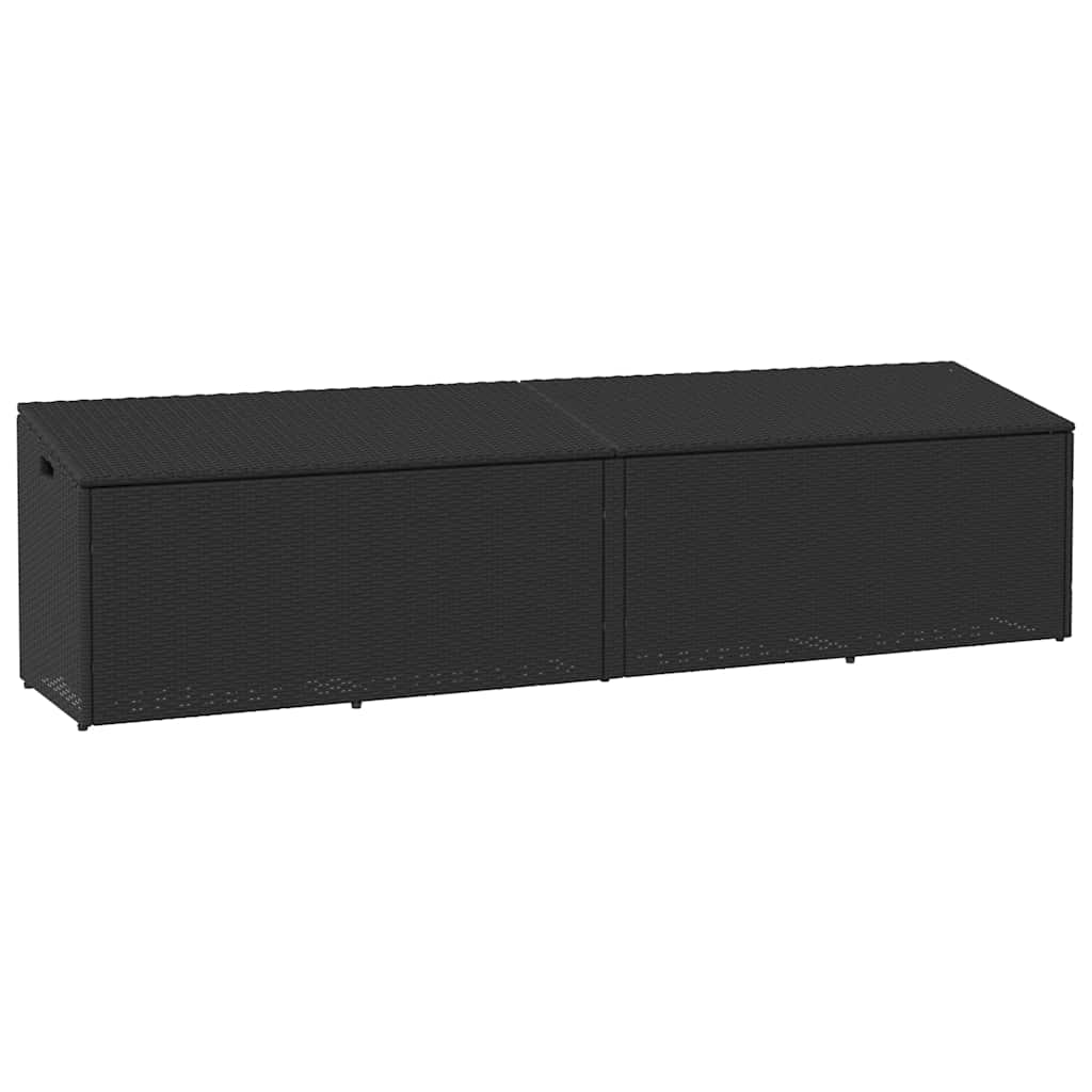 Zahradní Úložný Box Hnědý Polyratan