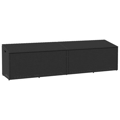 Zahradní Úložný Box Hnědý Polyratan