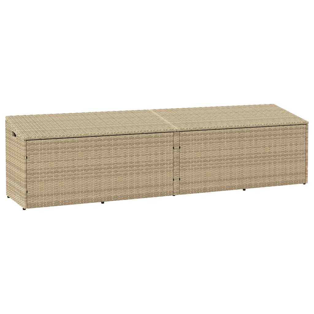 Zahradní Úložný Box Hnědý Polyratan