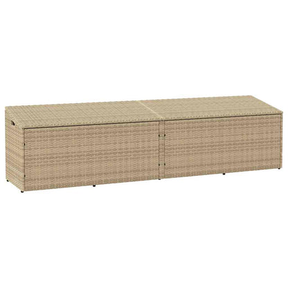 Zahradní Úložný Box Hnědý Polyratan