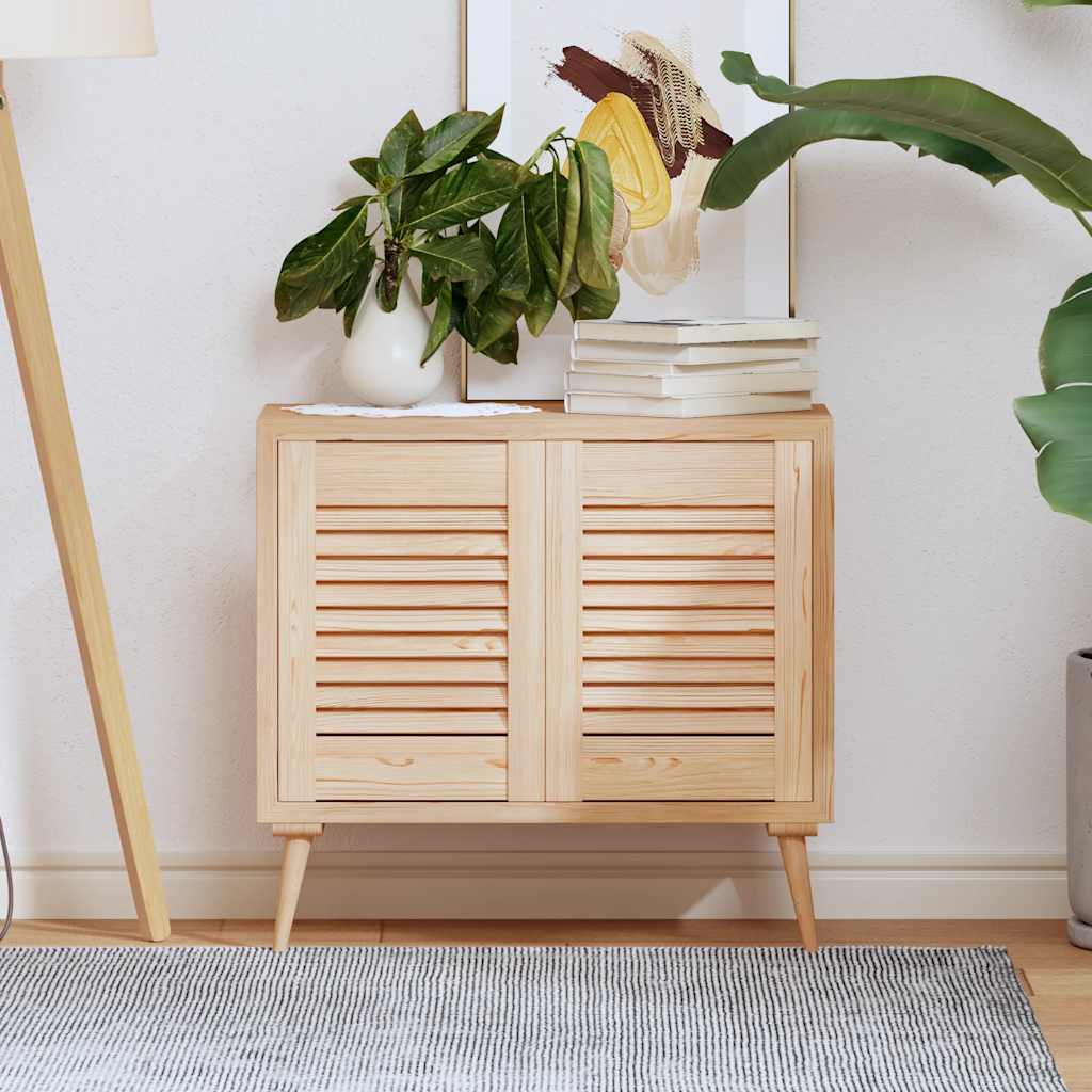 Nábytková Dvířka Lamelový Design 2 Ks 99,3 X 59,4 Cm Borovice