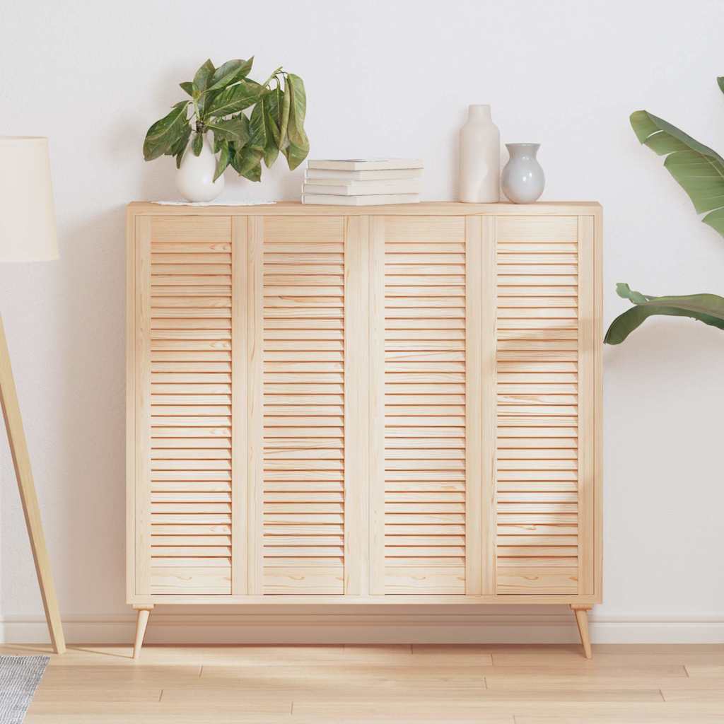 Nábytková Dvířka Lamelový Design 2 Ks 99,3 X 59,4 Cm Borovice