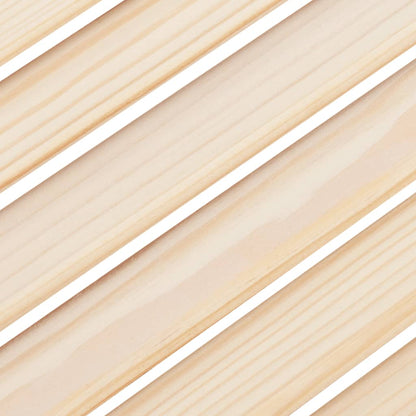 Křídlové Dveře Louvred Design 1 Pár Borovicový Masiv