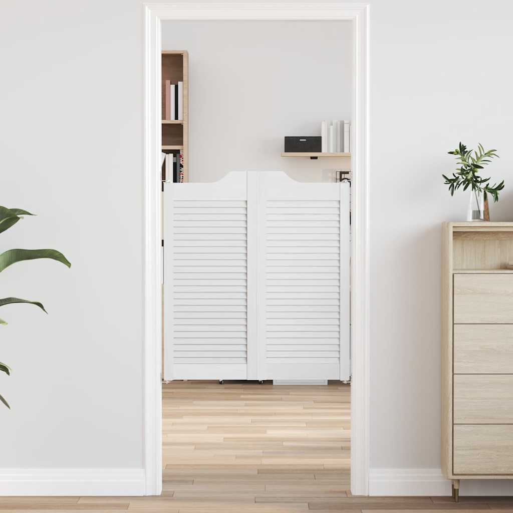 Křídlové Dveře Louvred Design 1 Pár Borovicový Masiv