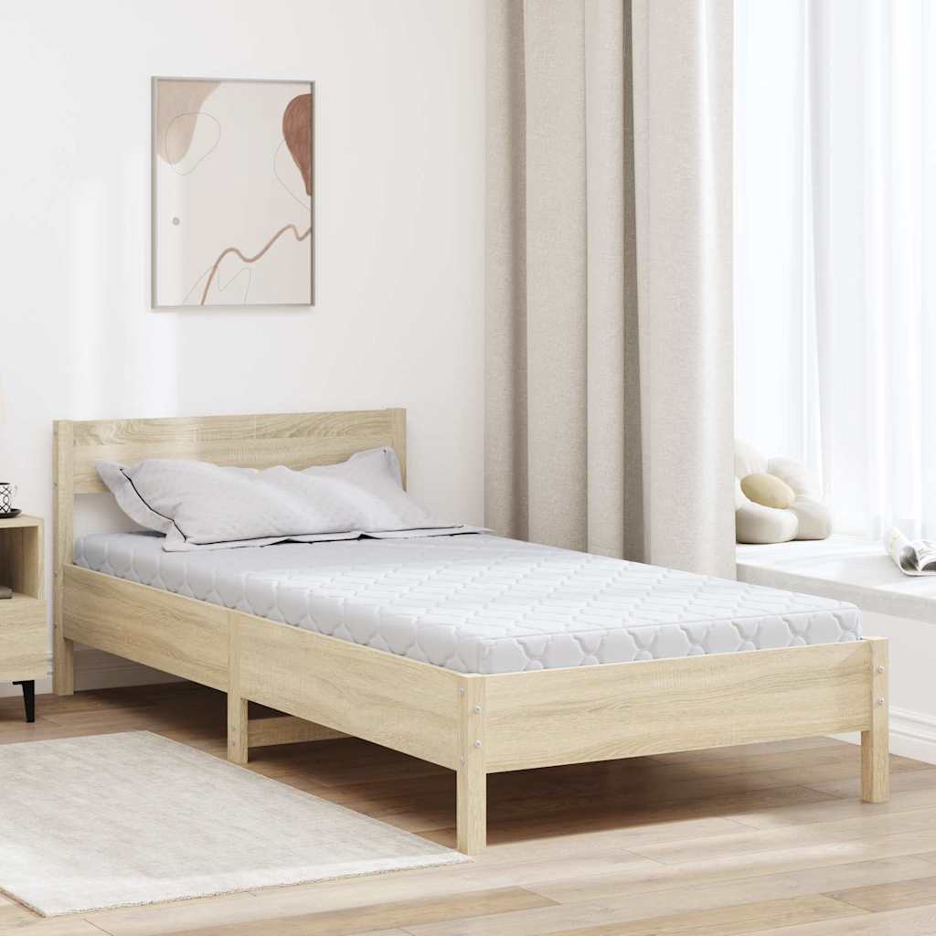 Matrace Bílá 60 X 120 Cm Žakárová Tkanina