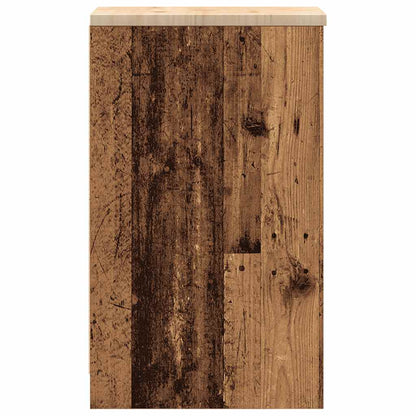 Garážová Skříňka Masivní Dřevo Borovice Staré Dřevo