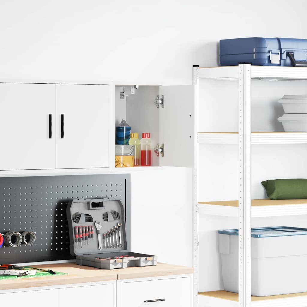 Garážové Nástěnné Skříně 2 Ks Beton Grey Kompozitní Dřevo