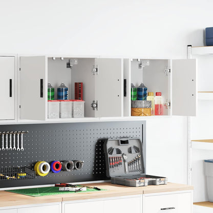 Garážové Nástěnné Skříně 2 Ks Beton Grey Kompozitní Dřevo