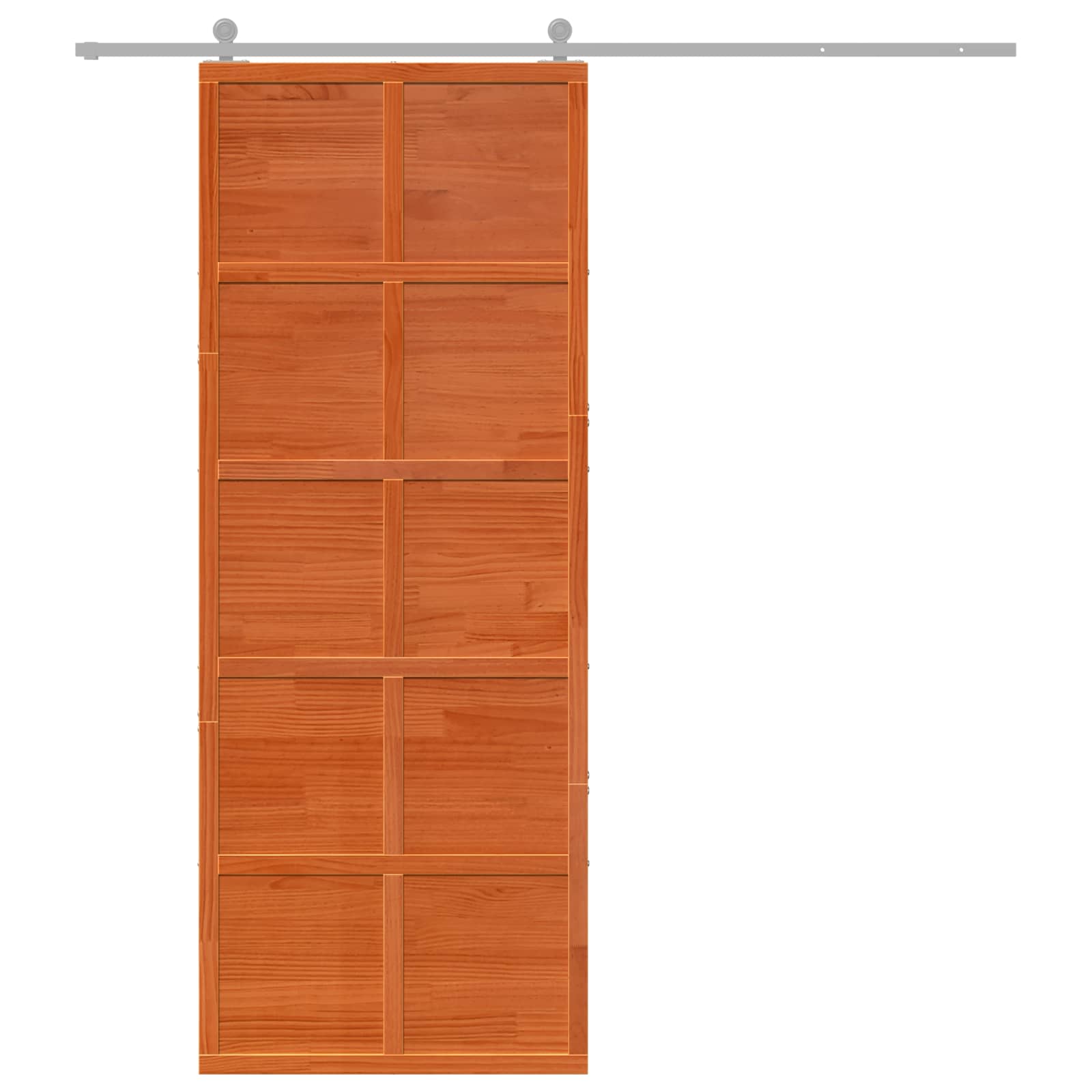 Zavěsné Posuvné Dveře Voskově Hnědá 80 X 208 Cm