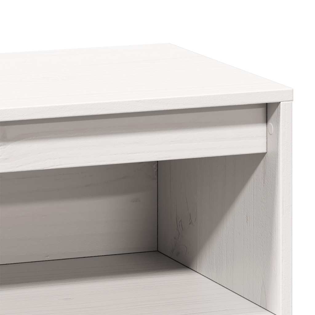 Skříň Highboard 89X34X116,5 Cm Masivní Borové Dřevo