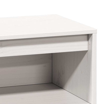 Skříň Highboard 89X34X116,5 Cm Masivní Borové Dřevo