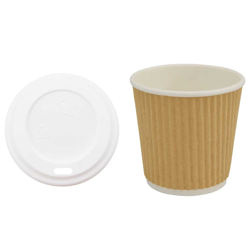 Papírové Kelímky Na Kávu S Víčky 1000 Pcs 4Oz 100Ml