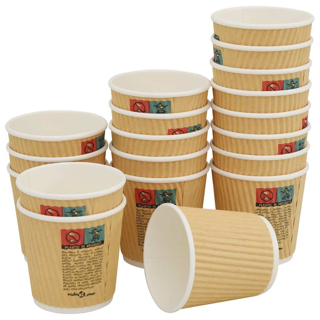 Papírové Kelímky Na Kávu S Víčky 1000 Pcs 4Oz 100Ml