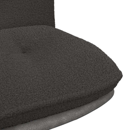 Otočná Kancelářská Židle Světle Šedá Vlněná Látka Podobná Vlně