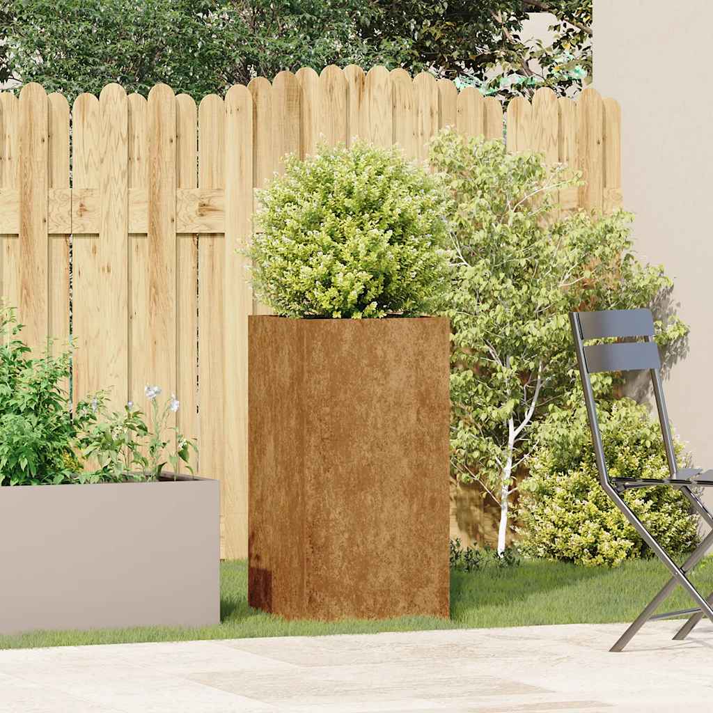 Truhlík Rusty Zvětralá Ocel Weathering Steel