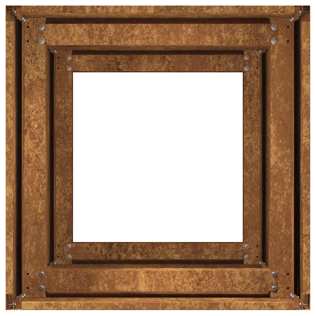 Truhlík Rusty Zvětralá Ocel Weathering Steel