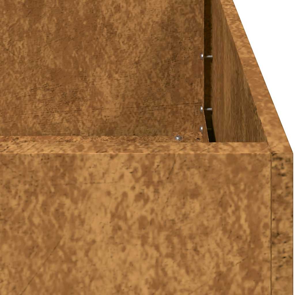 Truhlík Rusty Zvětralá Ocel Weathering Steel