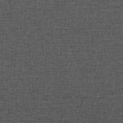 3Dílná Sedací Souprava S Poduškami Tmavě Šedá Textil