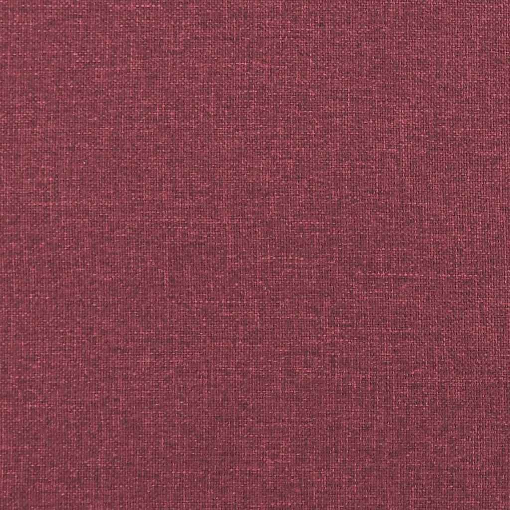 2Dílná Sedací Souprava S Poduškami Vínová Textil