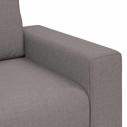 2Dílná Sedací Souprava S Poduškami Taupe Textil