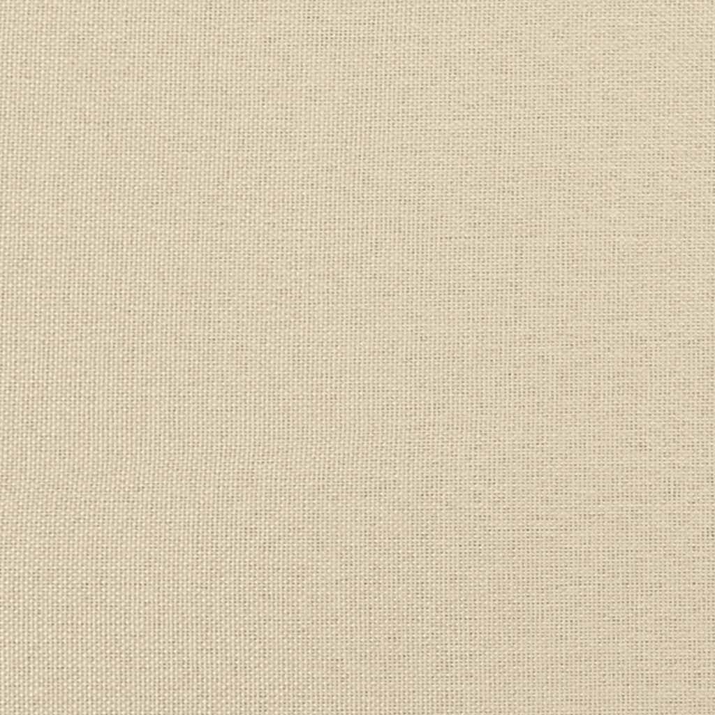 2Dílná Sedací Souprava S Poduškami Krémová Textil