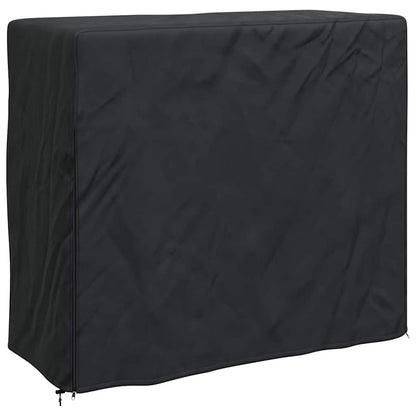 Kryt Na Stojan Na Dřevo 61 X 122 X 106 Cm Obdélníkový Černá