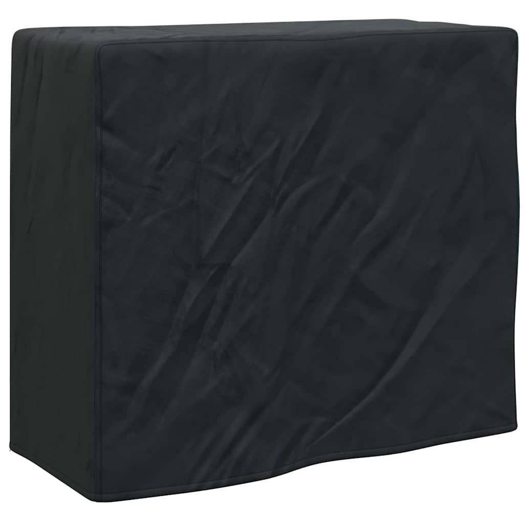 Kryt Na Stojan Na Dřevo 61 X 122 X 106 Cm Obdélníkový Černá