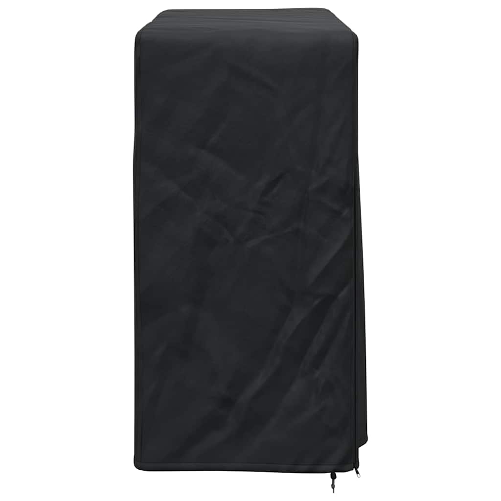 Kryt Na Stojan Na Dřevo 61 X 122 X 106 Cm Obdélníkový Černá