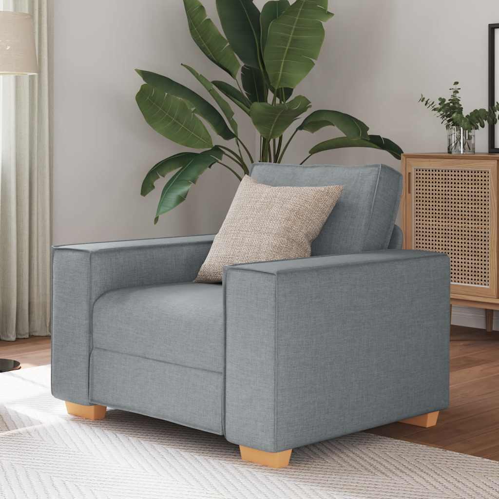 Rozkládací Křeslo Světle Šedé 60 Cm Látkové