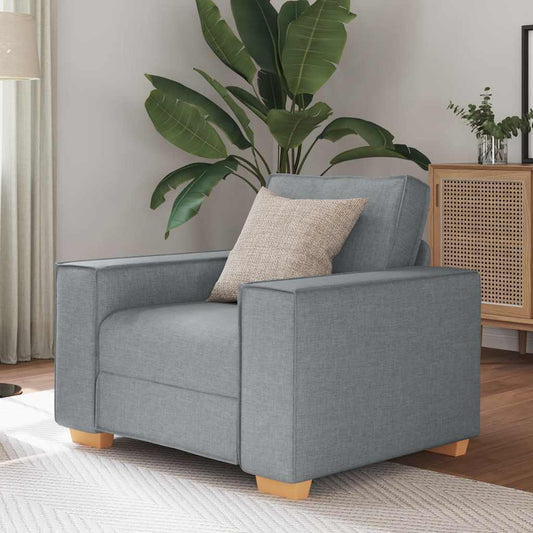 Rozkládací Křeslo Světle Šedé 60 Cm Látkové