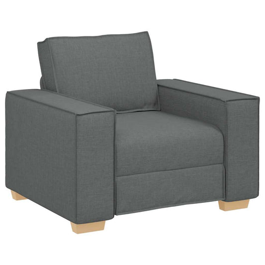 Rozkládací Křeslo Tmavě Šedé 60 Cm Látkové