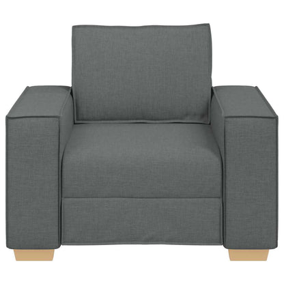 Rozkládací Křeslo Tmavě Šedé 60 Cm Látkové