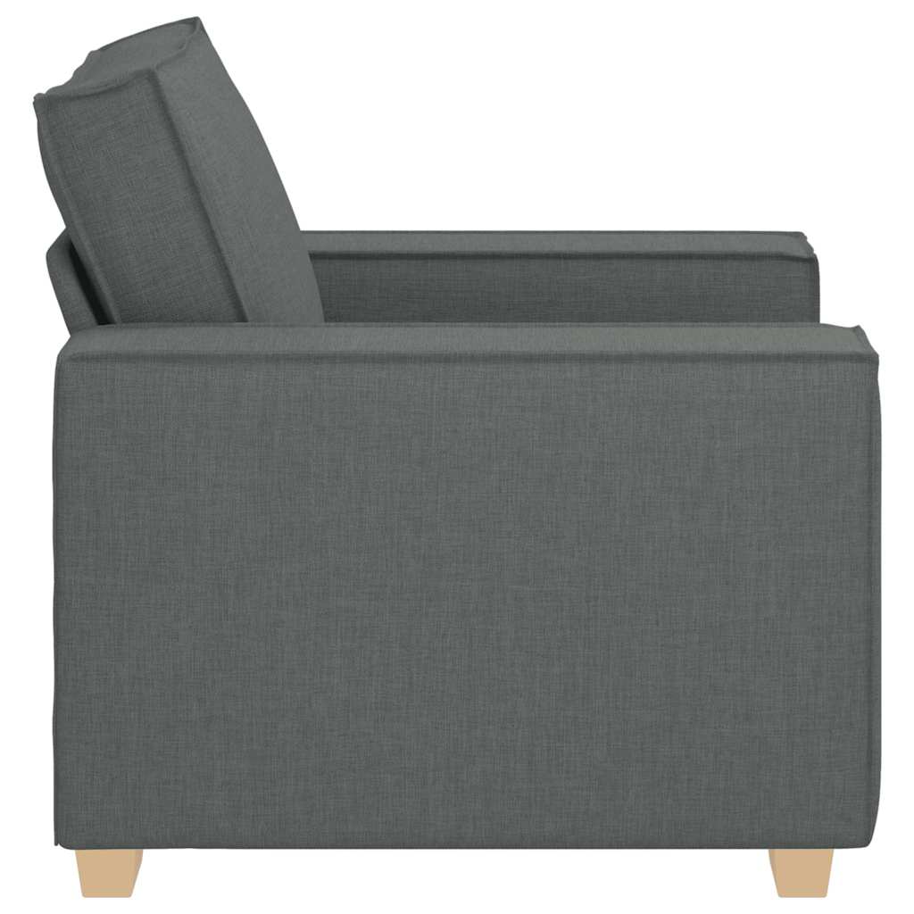 Rozkládací Křeslo Tmavě Šedé 60 Cm Látkové