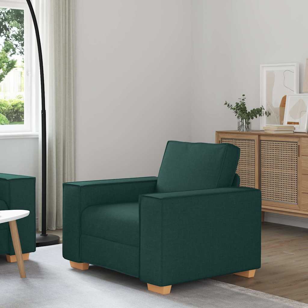 Rozkládací Křeslo Tmavě Zelené 60 Cm Látkové