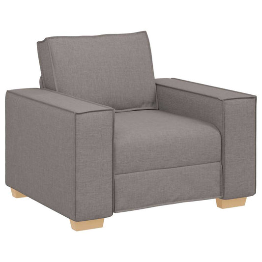Rozkládací Křeslo Taupe 60 Cm Látka